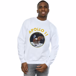 NASA - Sweat CLASSIC APOLLO - Homme (Blanc)