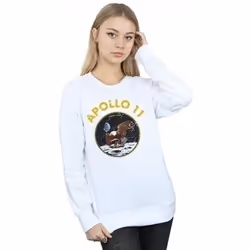 NASA - Sweat CLASSIC APOLLO - Femme (Blanc)