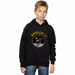 NASA - Sweat à capuche APOLLO - Garçon (Noir)