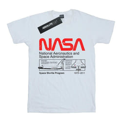 NASA - T-shirt - Garçon (Blanc)