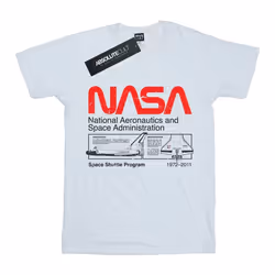 NASA - T-shirt - Garçon (Blanc)
