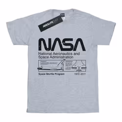 NASA - T-shirt - Garçon (Gris chiné)
