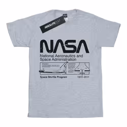 NASA - T-shirt - Garçon (Gris chiné)