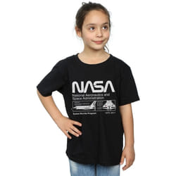 NASA - T-shirt - Fille (Noir)