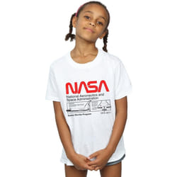 NASA - T-shirt - Fille (Blanc)