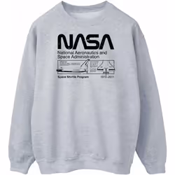 NASA - Sweat - Homme (Gris chiné)