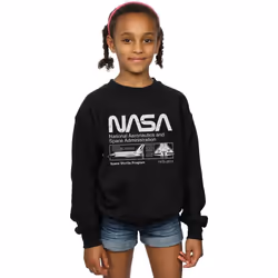 NASA - Sweat - Fille (Noir)