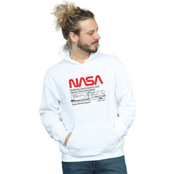 NASA - Sweat à capuche - Homme (Blanc)