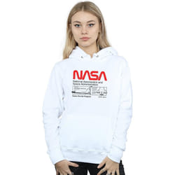NASA - Sweat à capuche - Femme (Blanc)