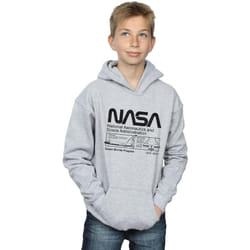 NASA - Sweat à capuche - Garçon (Gris chiné)