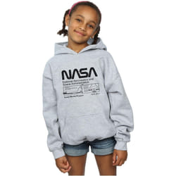 NASA - Sweat à capuche - Fille (Gris chiné)