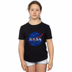 NASA - T-shirt - Fille (Noir)