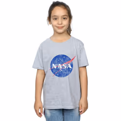 NASA - T-shirt - Fille (Gris chiné)