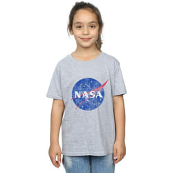 NASA - T-shirt - Fille (Gris chiné)