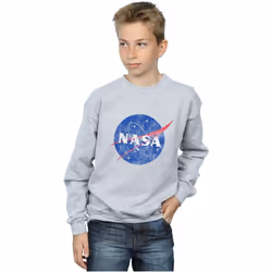 NASA - Sweat - Garçon (Gris chiné)