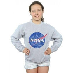 NASA - Sweat - Fille (Gris chiné)