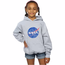 NASA - Sweat à capuche - Fille (Gris chiné)