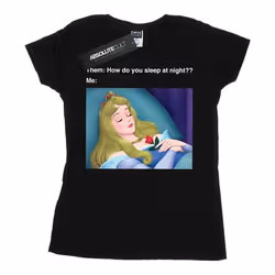 Disney - T-shirt SLEEPING BEAUTY - Femme (Noir)