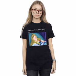Disney - T-shirt SLEEPING BEAUTY - Femme (Noir)