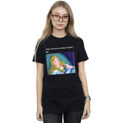 Disney - T-shirt SLEEPING BEAUTY - Femme (Noir)