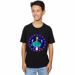 NASA - T-shirt - Garçon (Noir)