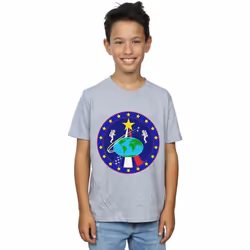 NASA - T-shirt - Garçon (Gris chiné)