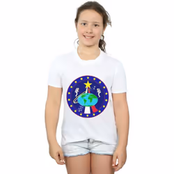 NASA - T-shirt - Fille (Blanc)