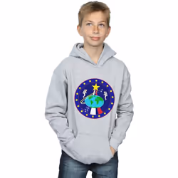 NASA - Sweat à capuche - Garçon (Gris chiné)