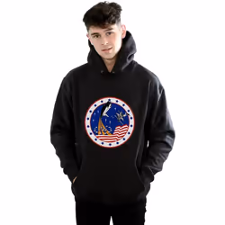 NASA - Sweat à capuche ROCKET - Homme (Noir)