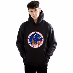 NASA - Sweat à capuche ROCKET - Homme (Noir)