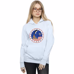 NASA - Sweat à capuche ROCKET - Femme (Gris chiné)