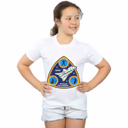 NASA - T-shirt SPACELAB LIFE SCIENCE - Fille (Blanc)