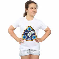 NASA - T-shirt SPACELAB LIFE SCIENCE - Fille (Blanc)