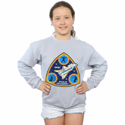 NASA - Sweat SPACELAB LIFE SCIENCE - Fille (Gris chiné)