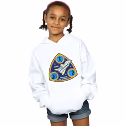 NASA - Sweat à capuche SPACELAB LIFE SCIENCE - Fille (Blanc)