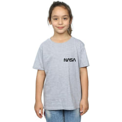 NASA - T-shirt - Fille (Gris chiné)
