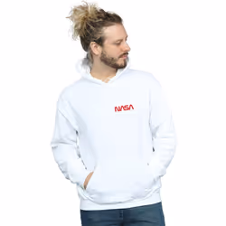 NASA - Sweat à capuche - Homme (Blanc)