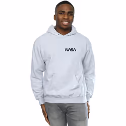 NASA - Sweat à capuche - Homme (Gris chiné)