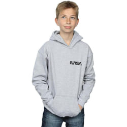 NASA - Sweat à capuche - Garçon (Gris chiné)