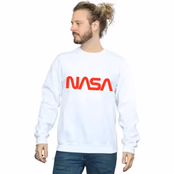 NASA - Sweat MODERN - Homme (Blanc)