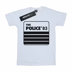 The Police - T-shirt TOUR - Homme (Blanc)
