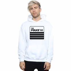 The Police - Sweat à capuche TOUR - Homme (Blanc)