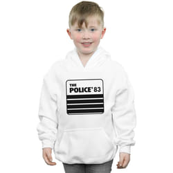 The Police - Sweat à capuche TOUR - Garçon (Blanc)
