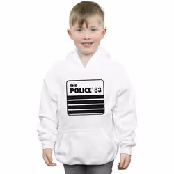 The Police - Sweat à capuche TOUR - Garçon (Blanc)