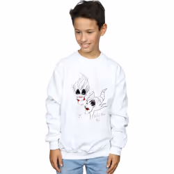 Disney - Sweat WICKED WOMEN - Garçon (Blanc)