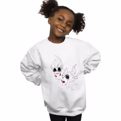 Disney - Sweat WICKED WOMEN - Fille (Blanc)