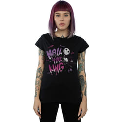 Disney - T-shirt NIGHTMARE BEFORE CHRISTMAS HAIL THE KING - Femme (Noir)