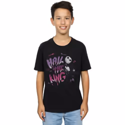 Disney - T-shirt NIGHTMARE BEFORE CHRISTMAS HAIL THE KING - Garçon (Noir)