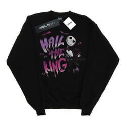 Disney - Sweat NIGHTMARE BEFORE CHRISTMAS HAIL THE KING - Garçon (Noir)