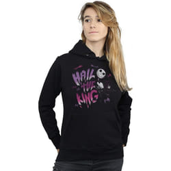 Disney - Sweat à capuche NIGHTMARE BEFORE CHRISTMAS HAIL THE KING - Femme (Noir)